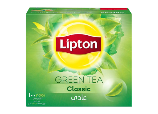 Lipton Green Tea Pure Classic 100 Tea Bags